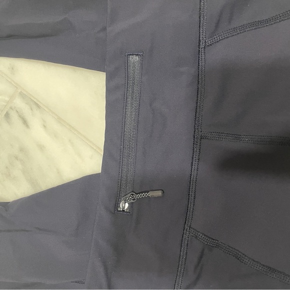 Lululemon Athletica Navy Pace Rival Crop Leggings 22” Size 6 - Picture 5 of 8